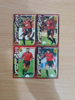 15 Cromos futbol RCD Mallorca Panini 