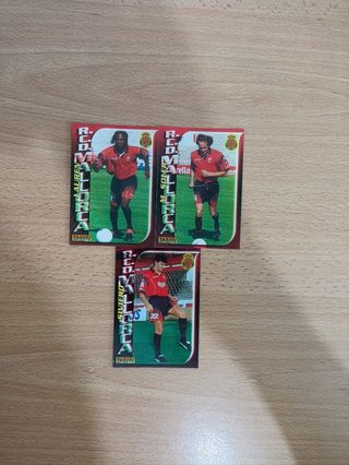15 Cromos futbol RCD Mallorca Panini 