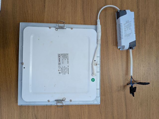 Plafón LED cuadrado - Transformador