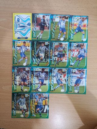 14 Cromos futbol Alavés futbol 99 panini