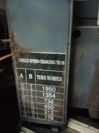 Tornio da banco usato - 8158001