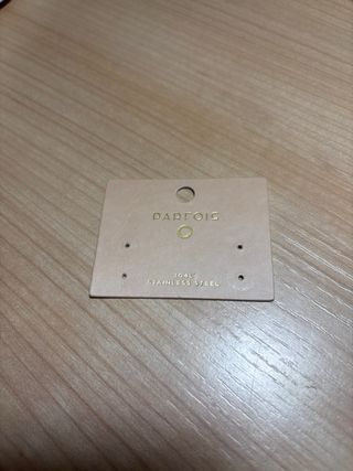 Pendientes dorados | Acero inoxidable