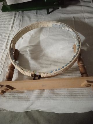 Bastidor bordado antiguo 30 x30