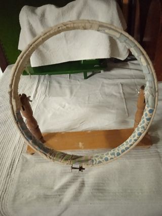 Bastidor bordado antiguo 30 x30