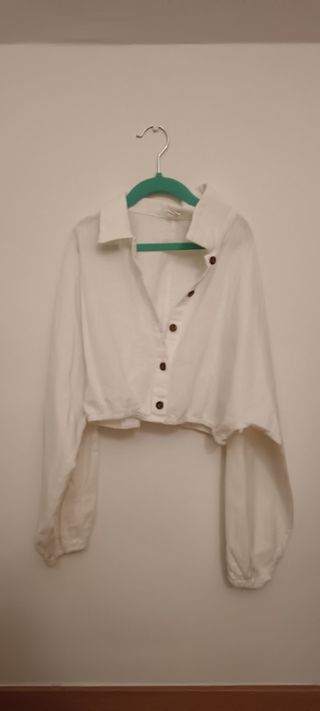 Blusa blanca-cropped