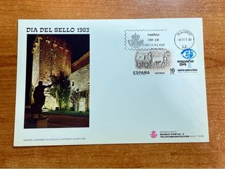 Sobres FDC Día del Sello 82-85