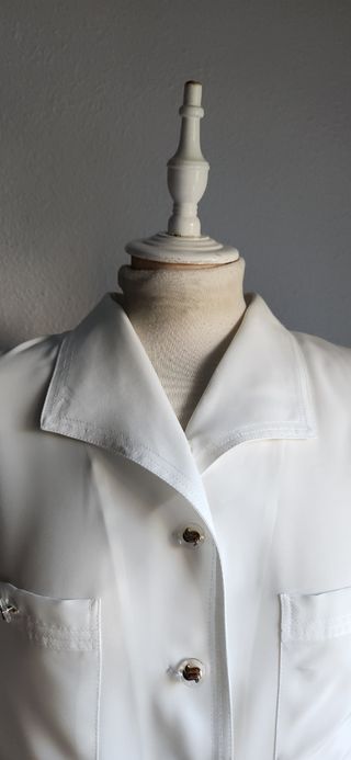 Blusa vintage blanca 