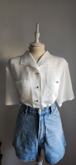 Blusa vintage blanca 