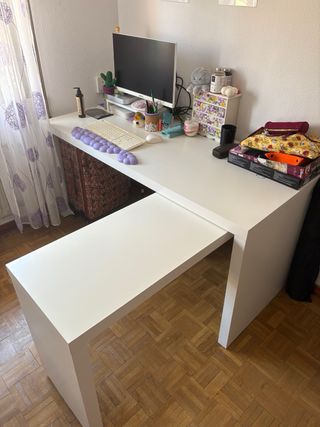 Escritorio MALM blanco