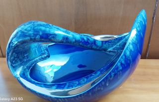 Peça Decorativa Azul - Cerâmica