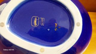 Peça Decorativa Azul - Cerâmica