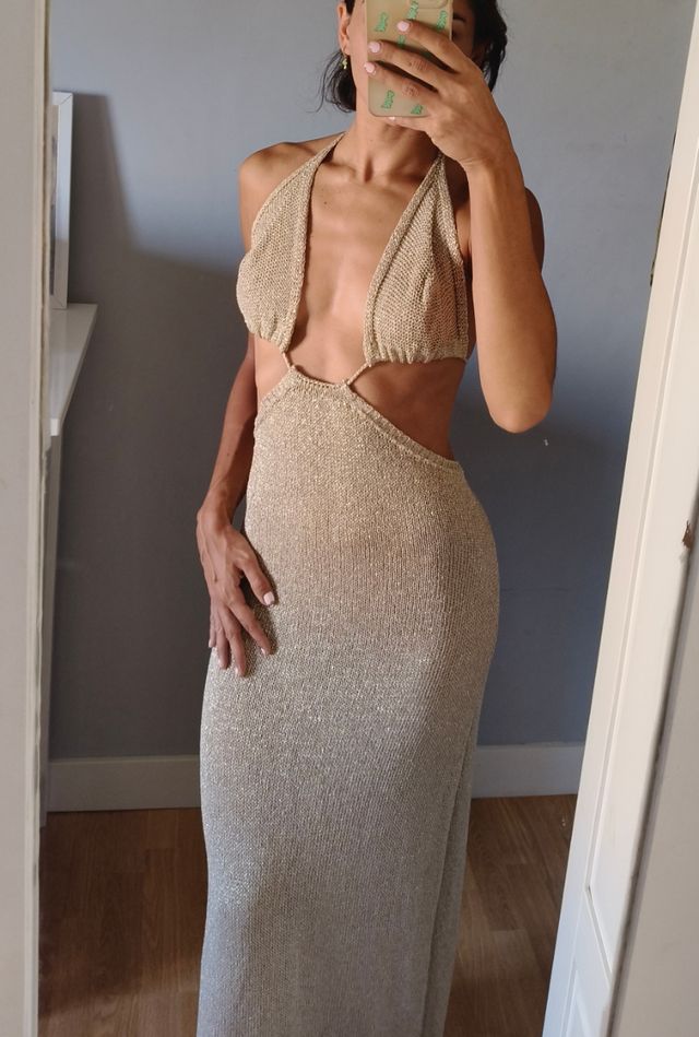 Vestido largo beige PuraVidaClothes XS