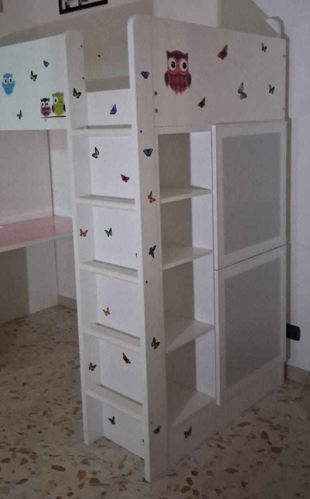 Letto soppalco Ikea Smastad