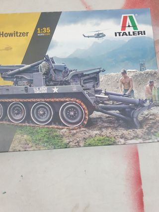 M110 Italeri: Maqueta Howitzer