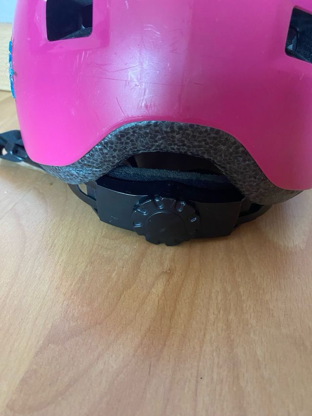 Casco bici niña rosa