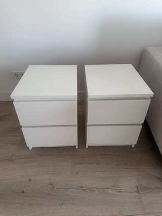 Mesillas Ikea blancas - 2 uds.