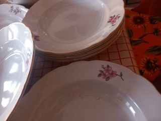 Servizio piatti vintage floreale