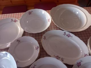 Servizio piatti vintage floreale