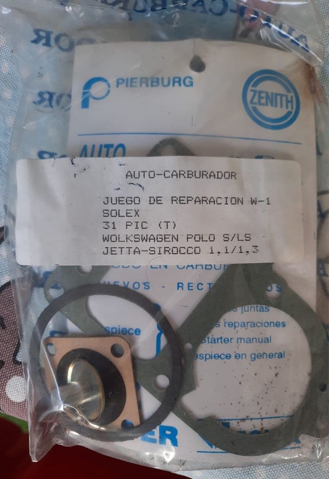 Kit Reparacion Carburador31 PIC  Solex W-1
