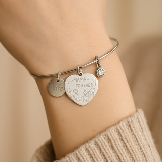 Bracciale Argento - Mama Forever