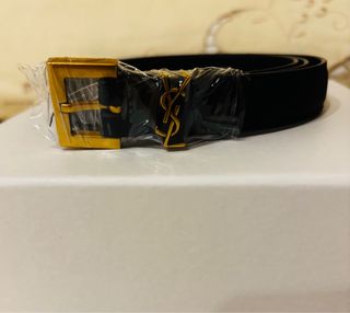 Cintura Yves Saint Laurent - nera e oro