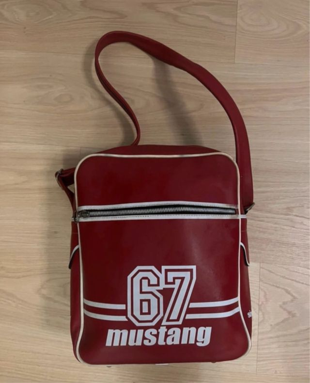 Borsa a tracolla Mustang rossa