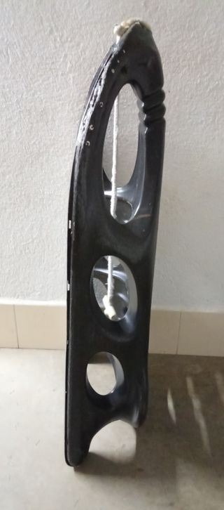 Trineo nieve ski  montaña grande sky