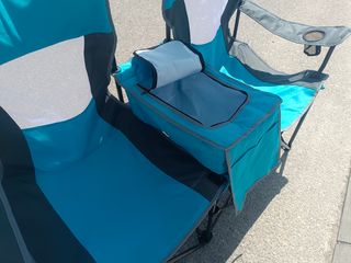 Sillas playa doble con nevera y toldo