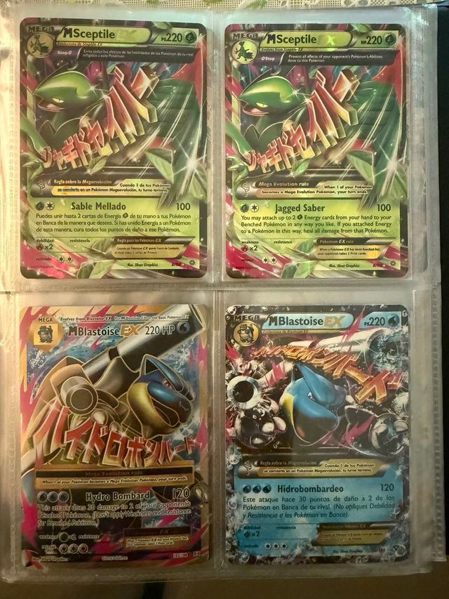 Cartas Pokemon Megaevoluciones