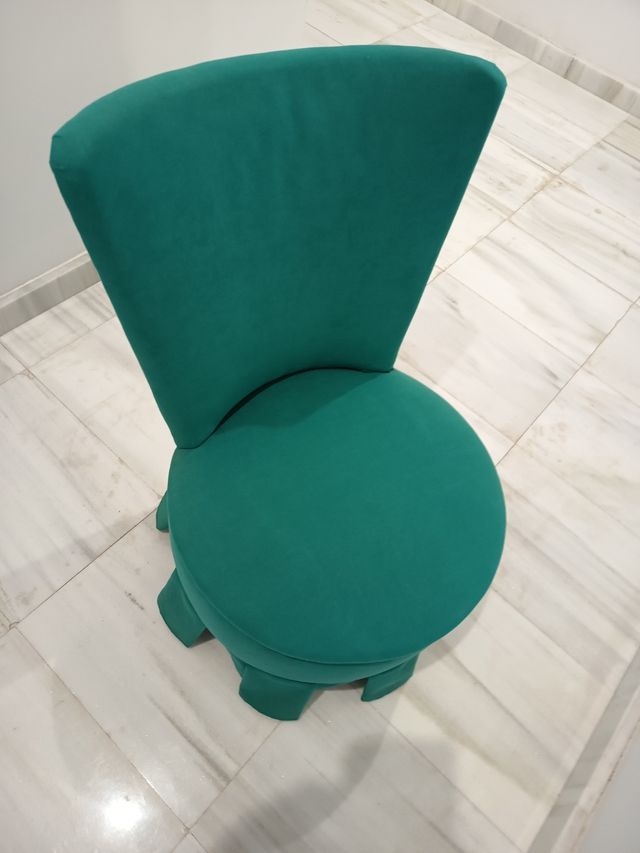 Butaca terciopelo verde