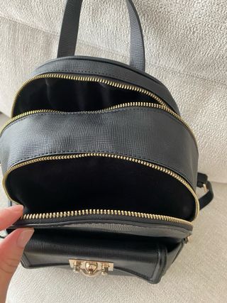 Mochila Zara negra - polipiel
