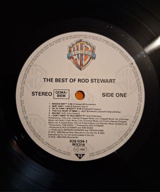 LP "The Best Of Rod Stewart" (1989)