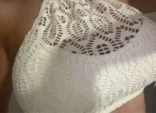 Top bikini blanco - crochet