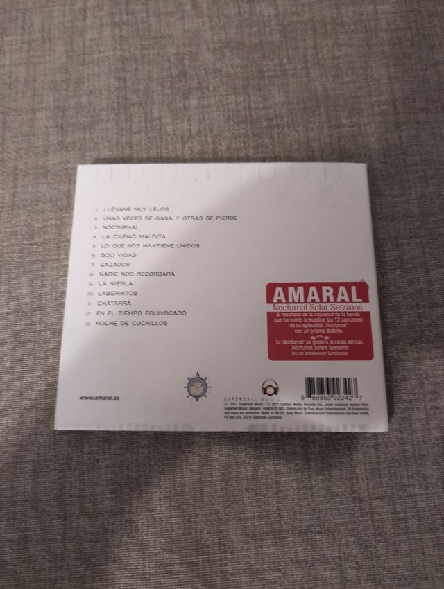 CD Amaral - Nocturnal Solar Sessions Digipak 
