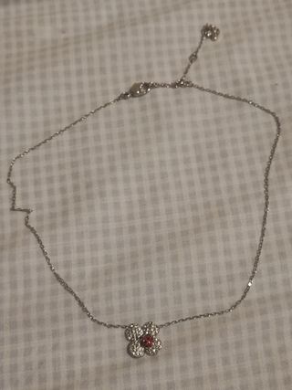 Collar Swarovski - Flor Ladybug