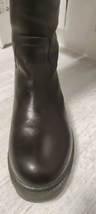 Botas Coronel Tapioca Marrón Piel