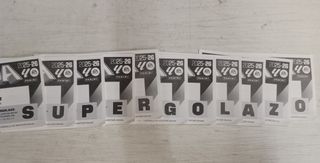 Letras SUPERGOLAZO Panini 2025-26