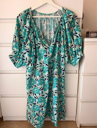 Vestido Natura - Verde Turquesa