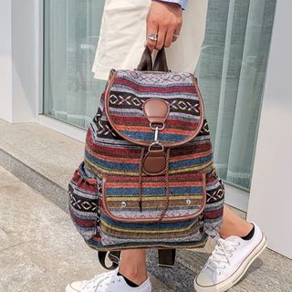 Mochila étnica multicolor