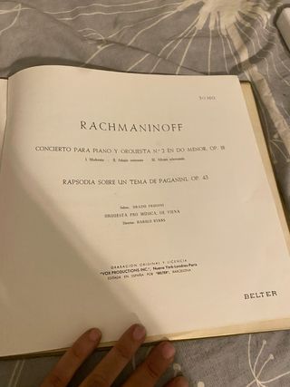Vinilo Rachmaninoff - Conciertos