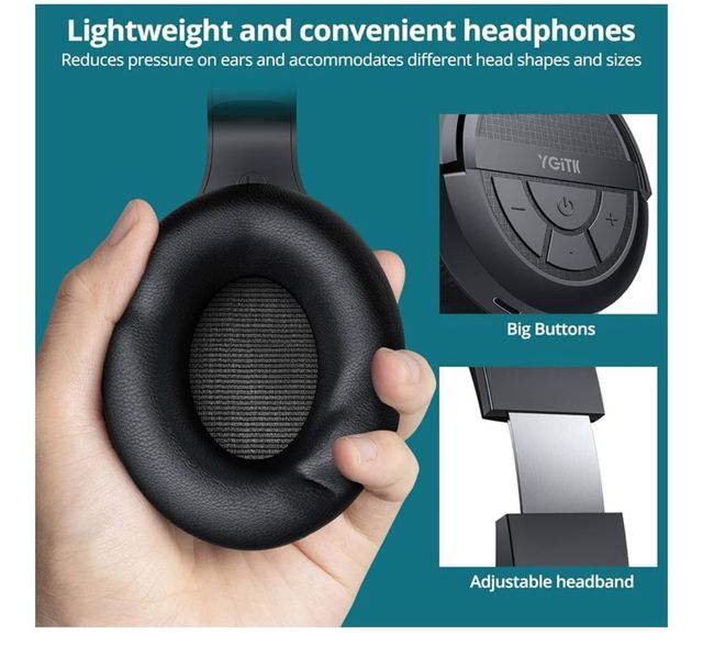 Auriculares inalámbricos 2.4 G TV base carga YGITK