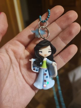 Collar geisha azul
