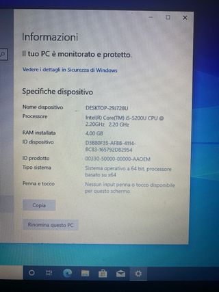 PC Intel Core i5-5200U