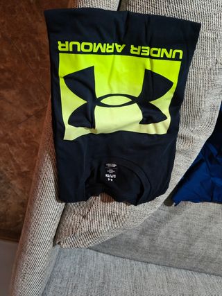 Camiseta Under Armour S - Negra/Amarilla