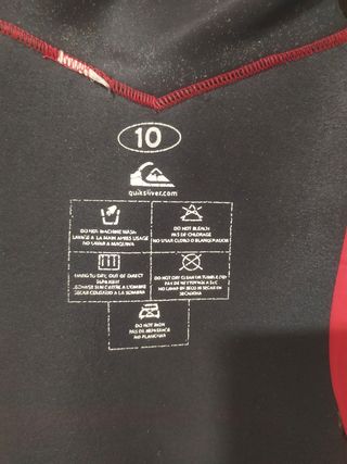 Traje neopreno surf niño talla 10