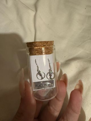 Aretes Caballito de Mar Plata .925