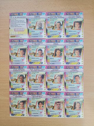 16 Cromos UDSalamanca 98-99 Panini Sports 