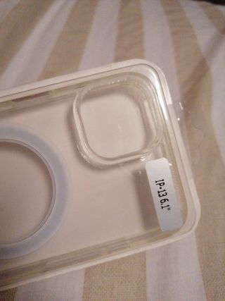 Funda carga inalámbrica iPhone 13 6.1" Transparent