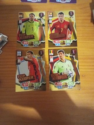 4 cartas TOP Keepers Mundial