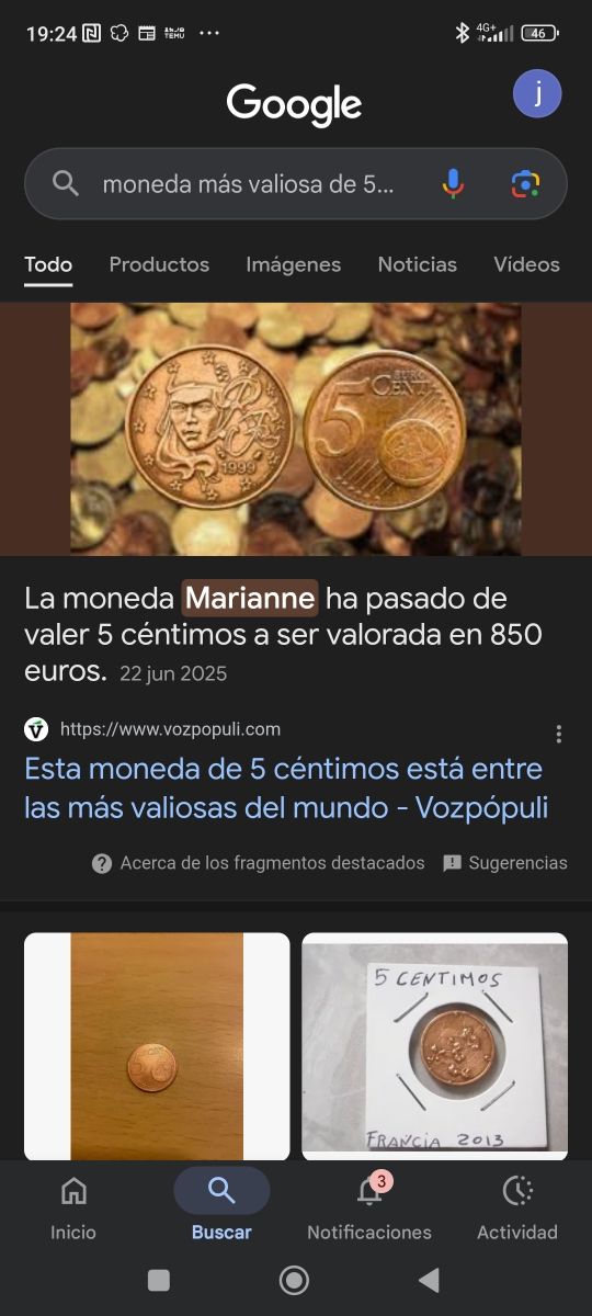Moneda 5 céntimos euro